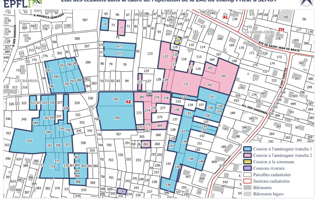 SEMOY – cession à la commune de la ZAC du Champ Prieur